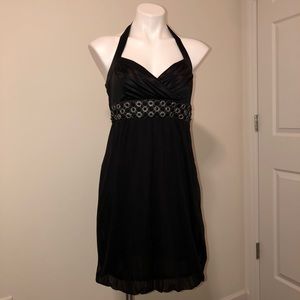 Little Black Halter Top Dress
